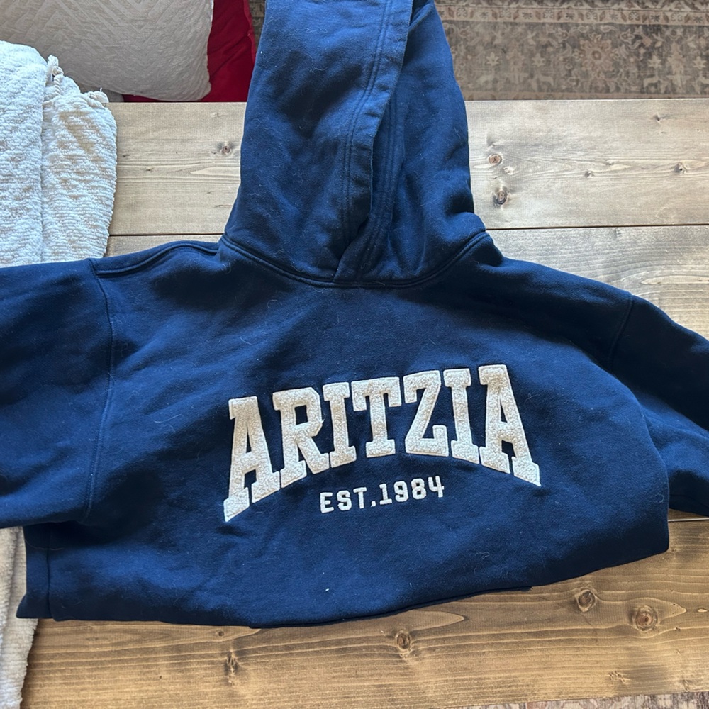 Aritzia navy hoodie